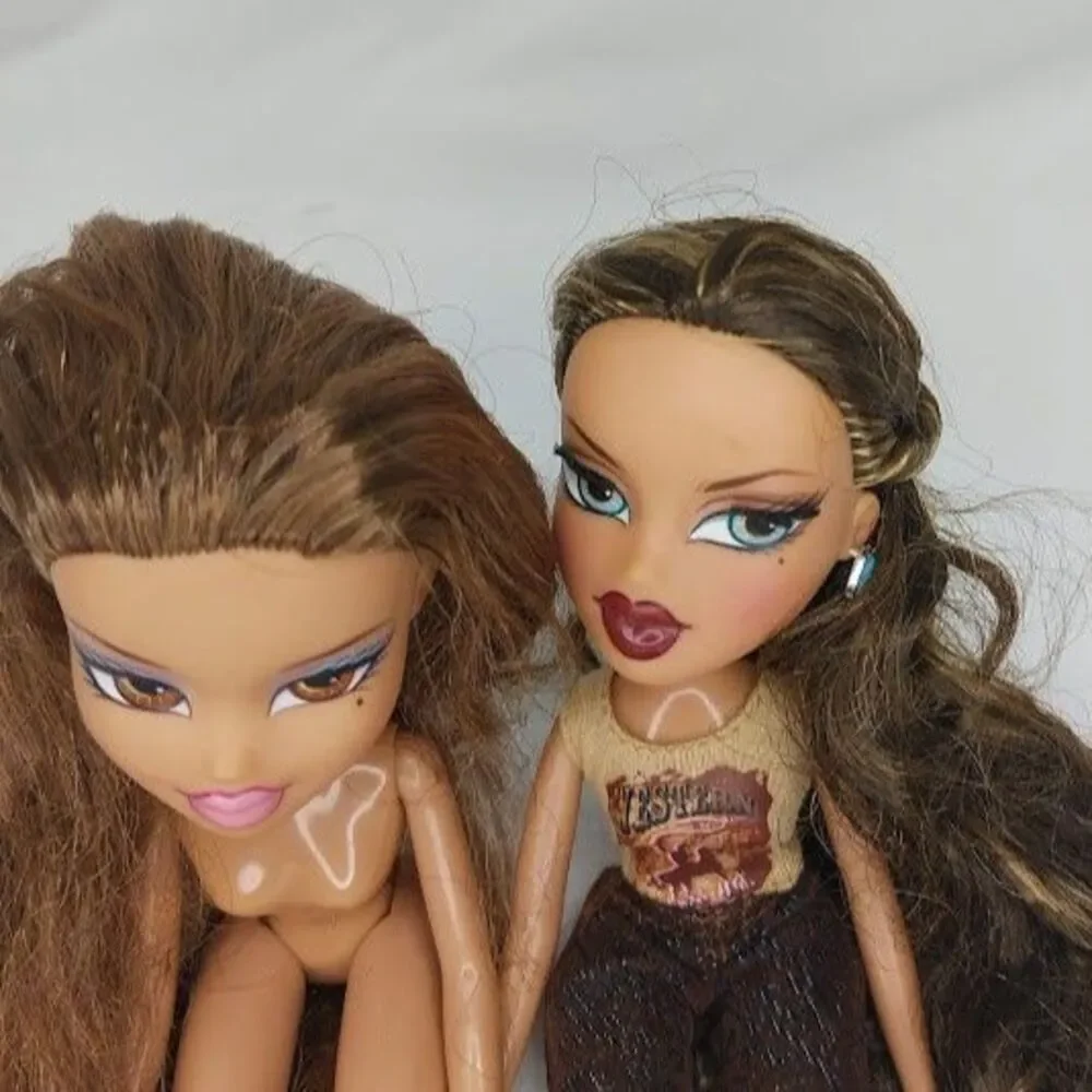 Bratz Wild Wild West Yasmin Doll Cowgirl 2001 & 2001 Yasmin Doll Nude 2